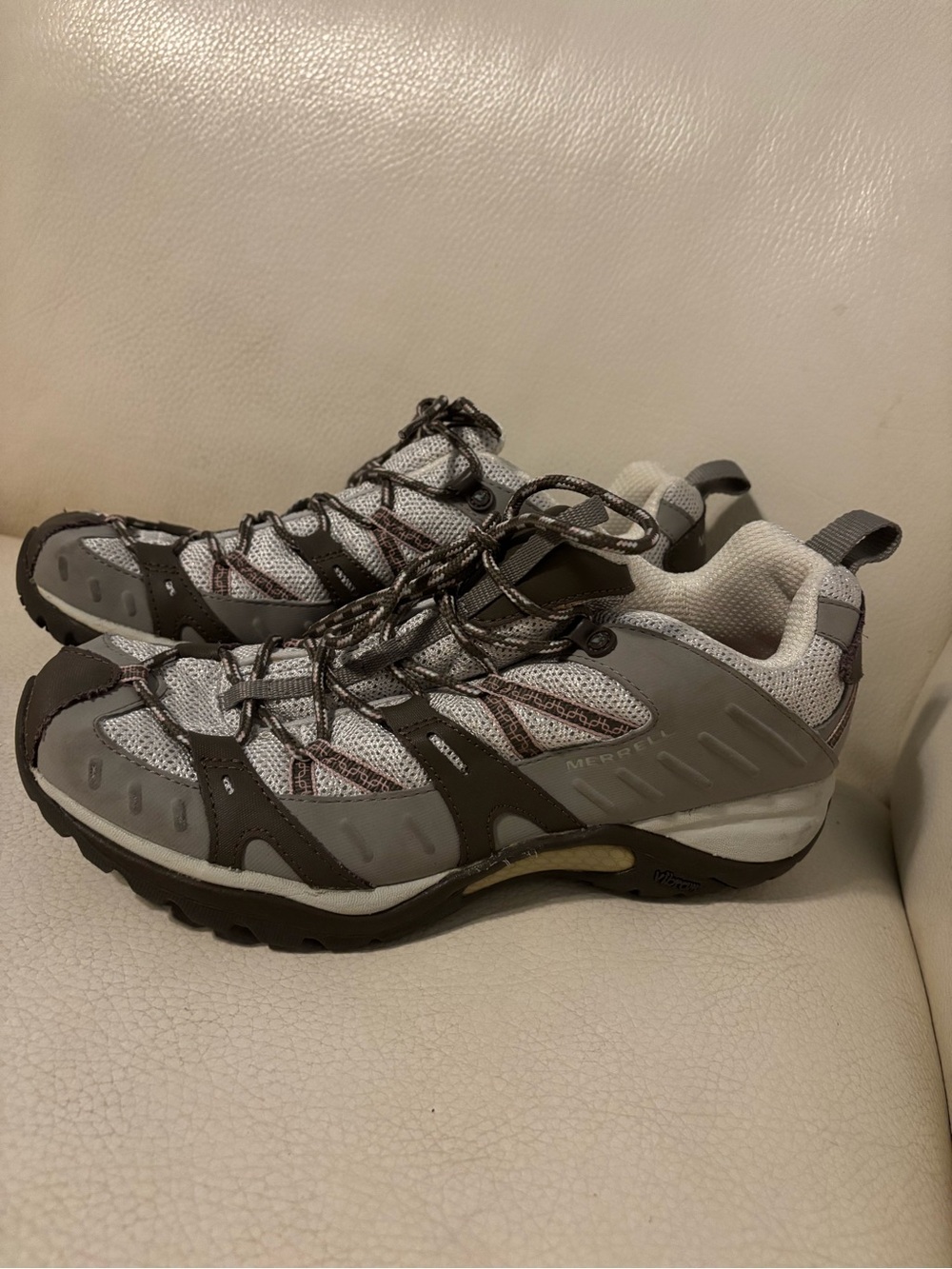 Merrell Women's Gray and Black Trail Sneakers